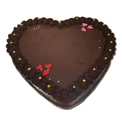 "Heart shape chocolate cake - 1kg - Click here to View more details about this Product